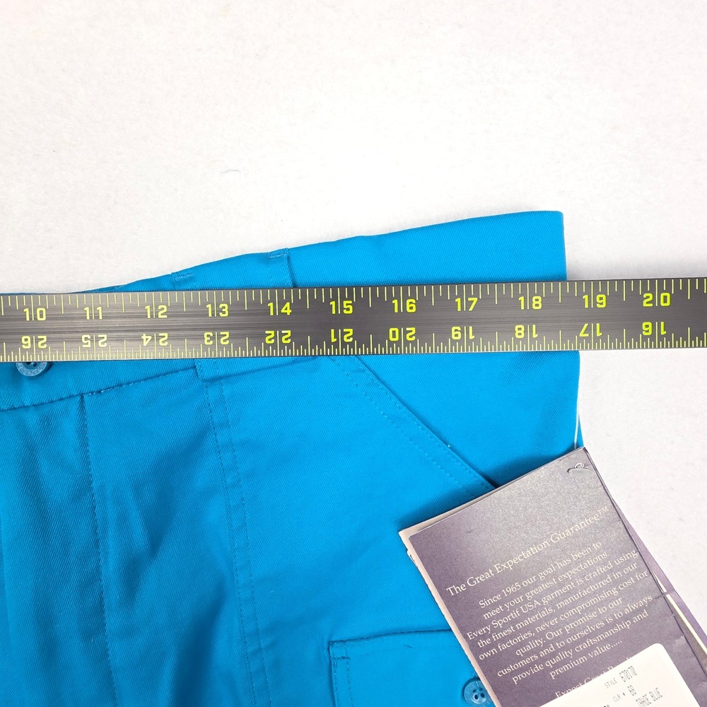 SPORTIF USA Vintage Men's Tahoe Blue Cargo Shorts Rugged Boating Hike Sz 38 NWT‎ - Picture 9 of 11